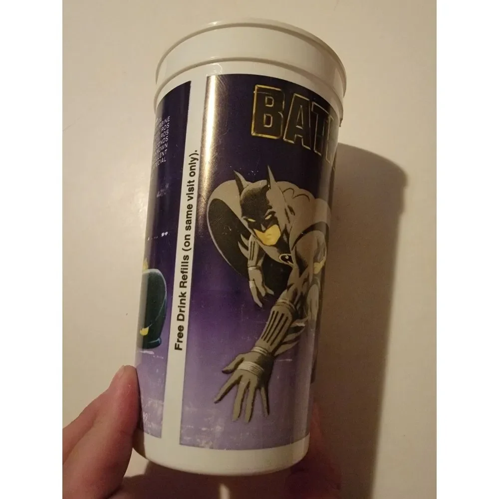 1989 Movie Batman Taco Bell Pepsi Cup Batmobile Louisiana Plastics Inc Rare Find